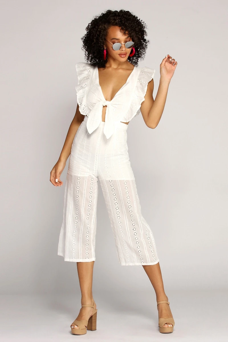 Radiant Ruffles Jumpsuit