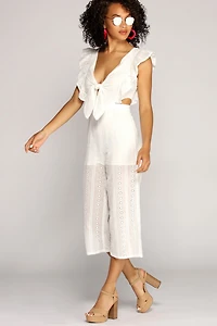 Radiant Ruffles Jumpsuit