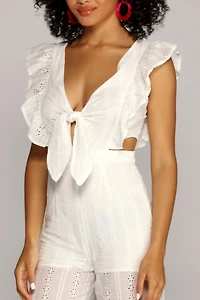 Radiant Ruffles Jumpsuit