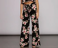 Total Tropics Tie Waist Pants