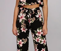 Total Tropics Tie Waist Pants