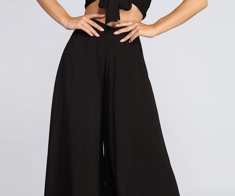 Bahama Breeze Wide-Leg Pants