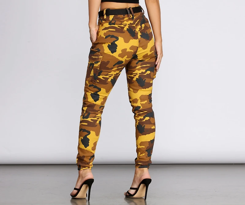 Step It Up Camo Cargo Pants