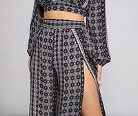 Bohemian Stunner Tulip Pants