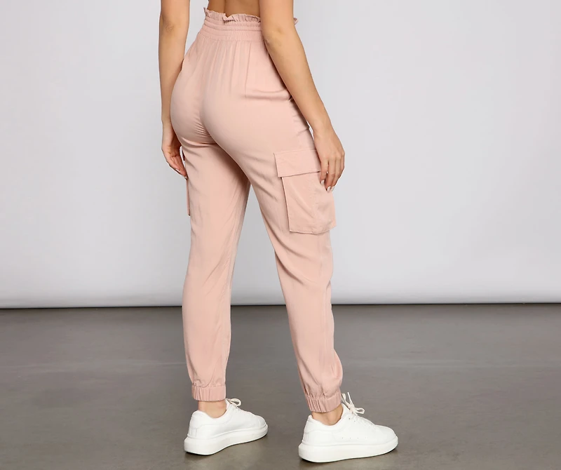 Trendy Moment Cargo Joggers