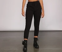 Keeping Knit Lowkey Cargo Joggers