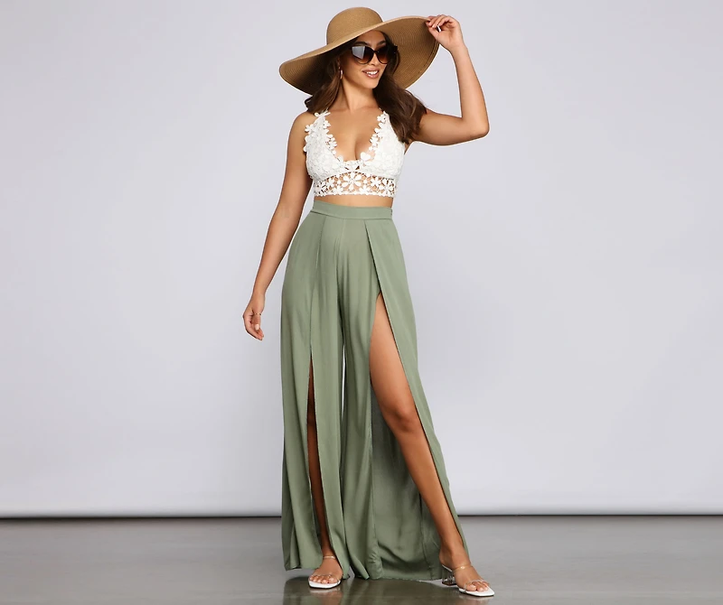 High Waist Tulip Pants