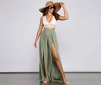 High Waist Tulip Pants