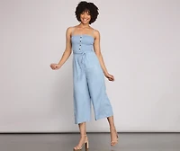 Casual Cutie Cropped Jumpsuit