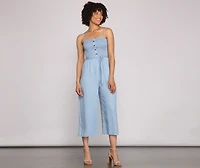Casual Cutie Cropped Jumpsuit