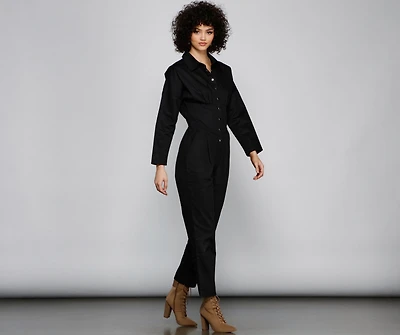 Go With It Utility Jumpsuit