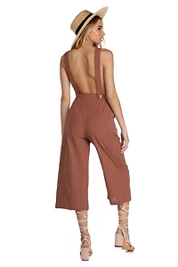 Trendsetter Stripes Culotte Jumpsuit