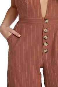 Trendsetter Stripes Culotte Jumpsuit