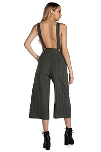 Trendsetter Stripes Culotte Jumpsuit