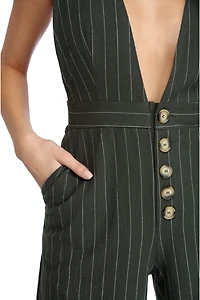 Trendsetter Stripes Culotte Jumpsuit