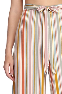 Set Me Up Stripes Flared Pants