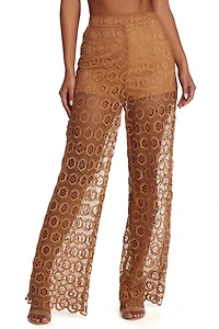 Crochet Pleasure Wide Leg Pants