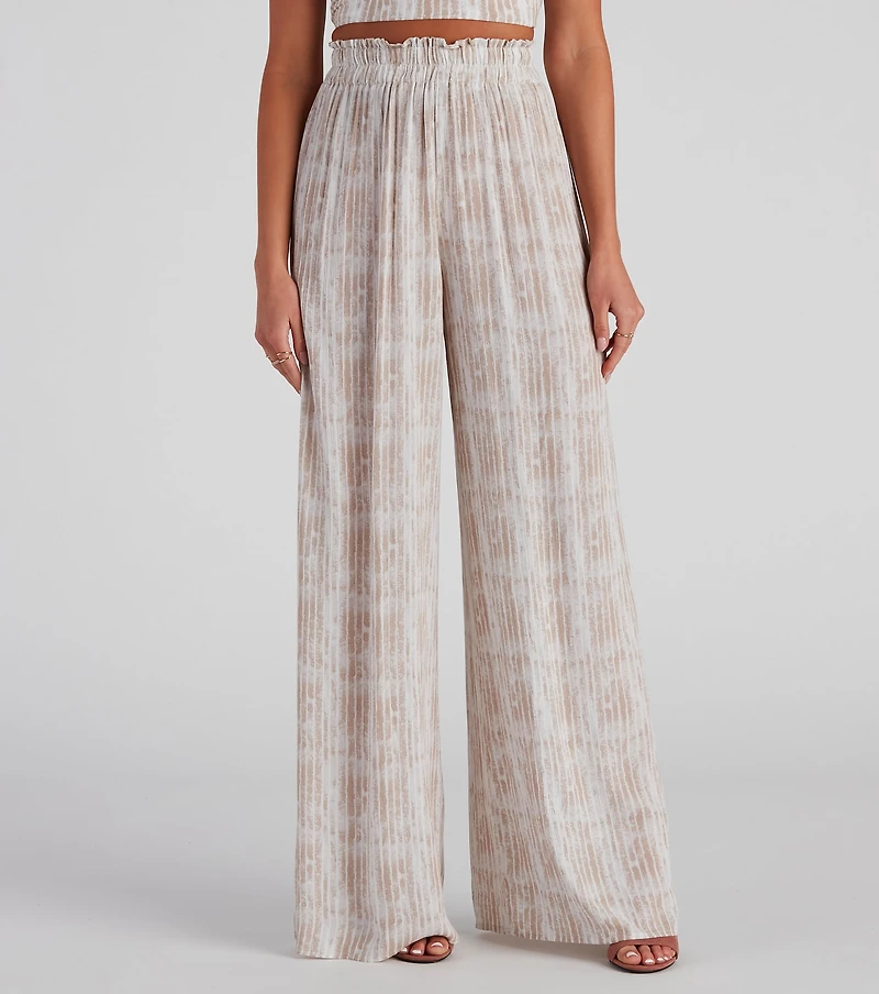 Sangria Please Striped Wide Leg Pants