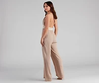 Free Spirit Crochet Waist Jumpsuit
