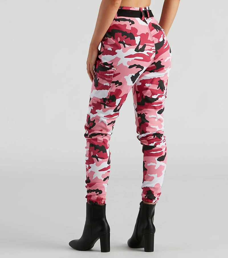Blend Mid-Rise Camo Joggers