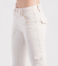 On The Low-Rise Cargo Flare Pants