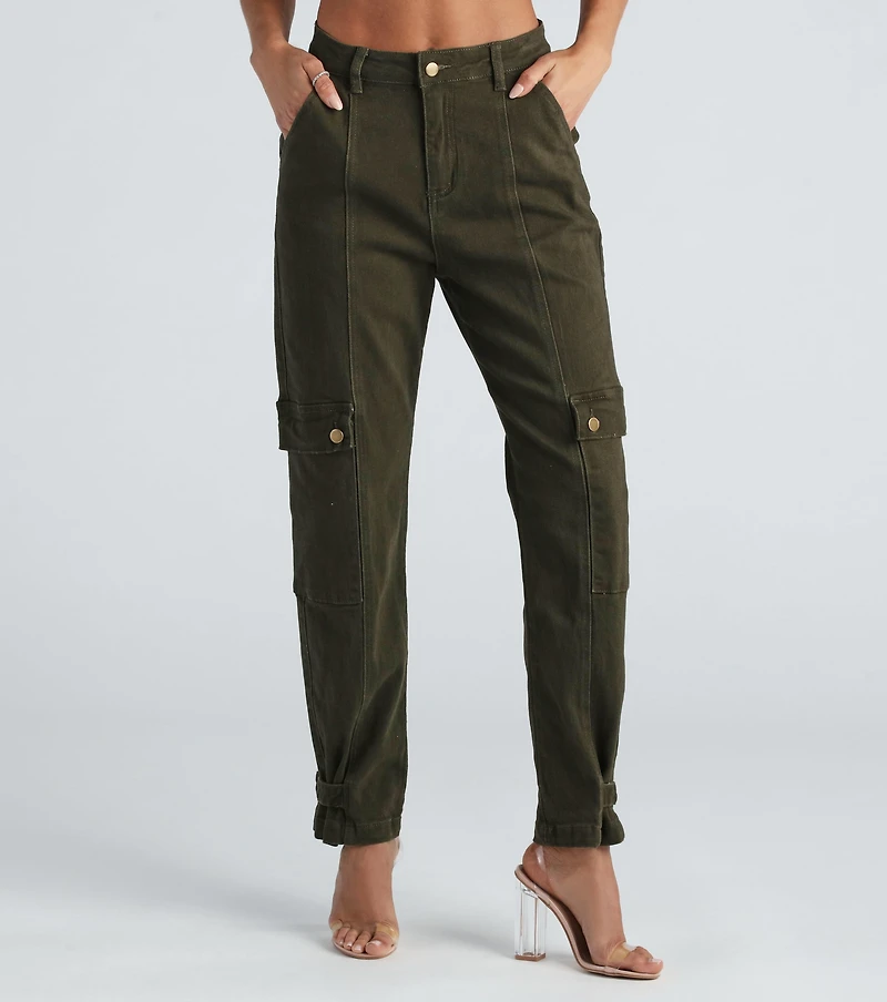 Fashion Boot Camp Denim Cargo Joggers