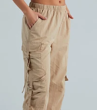 Effortless Edge Wide-Leg Cargo Pants