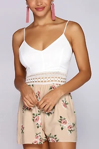 Better Than One Floral Romper