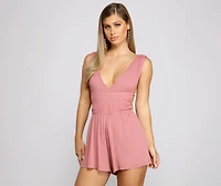 Effortless Style Sleeveless Romper