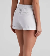 Effortless Summer Days Cuffed Shorts