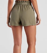 Press Pause Paper Bag Woven Shorts