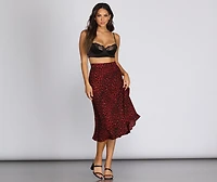 Sassy Flare Midi Skirt