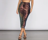 Simply Stunning Sequin Midi Skirt
