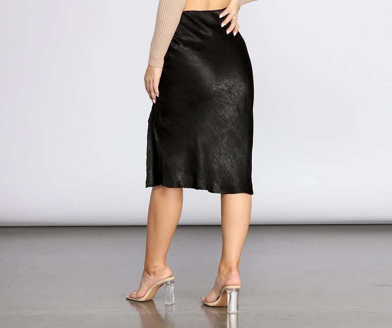 Sleek Vibes Ruched Skirt