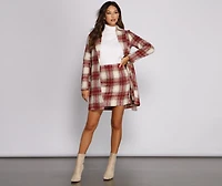 Chic Plaid Mini Skirt