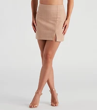 Prepped Success Plaid Mini Skirt