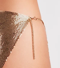 Cha-Ching Chainmail Mini Skirt