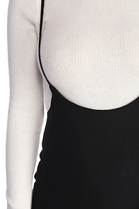 Intellectual Suspender Mini Skirt