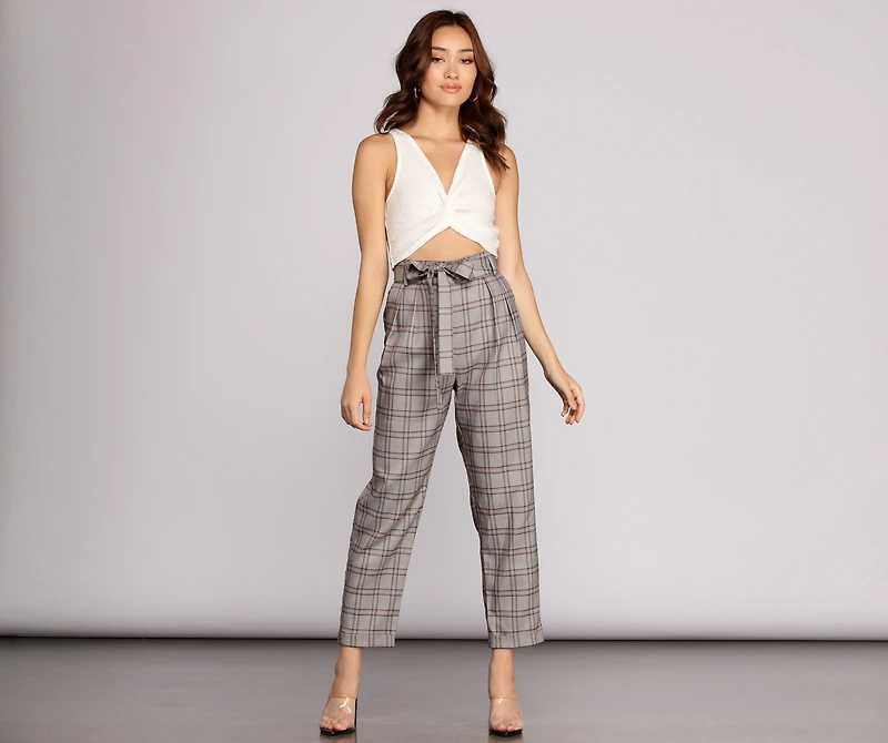 Check Her Out Paper Bag Pants