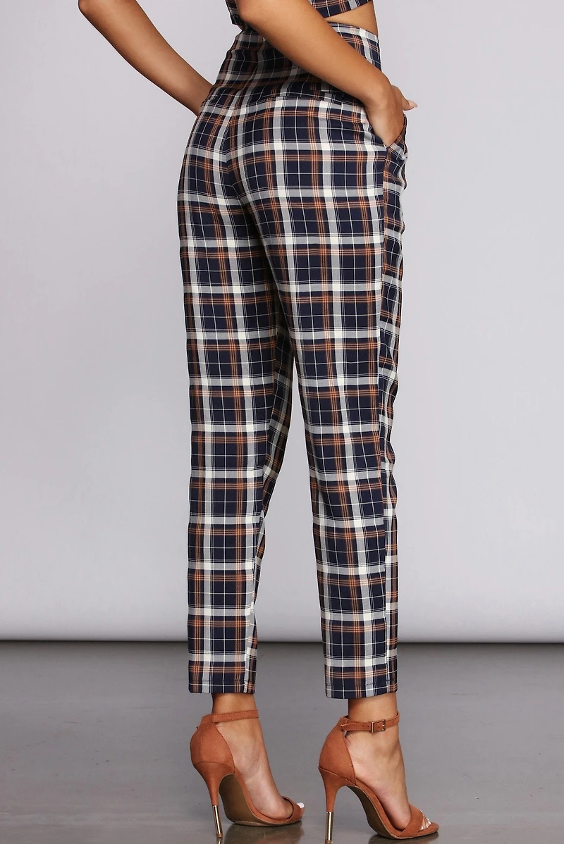Plaid It Up Pants