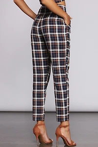 Plaid It Up Pants