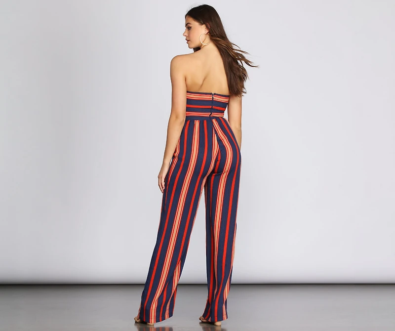 Sassy Stripes Jumpsuit