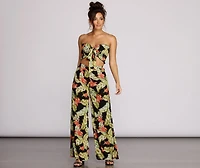 Tropical Escape Wide Leg Pants