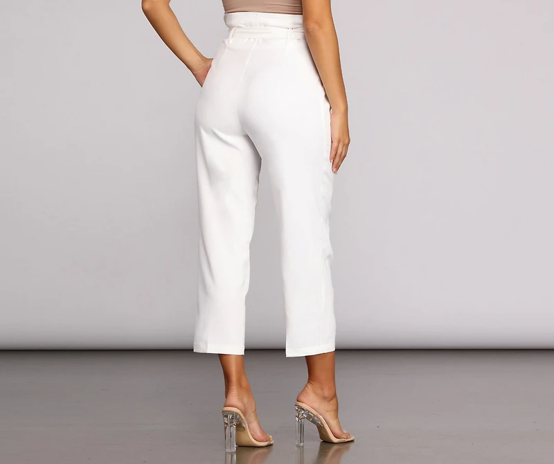 The Paperbag Tapered Pants
