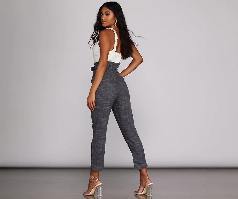 Live Linen Ruffle Jumpsuit
