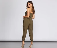 Carried Away Cargo Jumpsuit