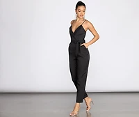 Classic Chic Tapered Jumpsuit