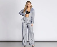 Pump Up The Glam Glitter Dress Pants