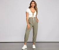 Casual-Chic Trouser Joggers