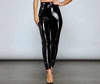 Up To No Good Latex Leggings